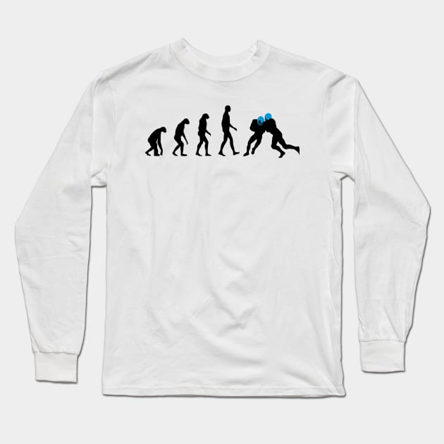 Evolution Football (2) Long Sleeve T-Shirt by nektarinchen